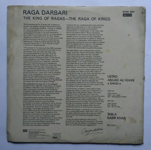 Raga Darbari - Ustad Amjad Ali Khan " Sarod "
