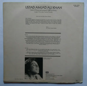 Ustad Amjad Ali Khan - Live At Shanmukhanad Hall Bombay, In Aid Of India Cancer Society " Instrument Classical "