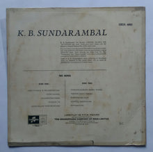 K. B. Sundarambal Tamil Devotional songs " 33 ESX.6003 "