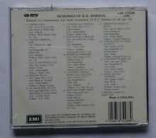 Memories Of R. D. Burman " Released To 2nd Death Anniversary Of R. D. Burman On 4th Jan '96 "