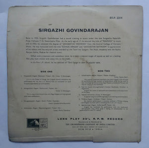 Sirgazhi Govindarajan " Carnatic Devotional songs Tamil "