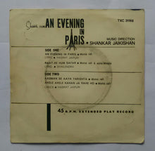 An Evening In Paris " EP , 45 RPM "