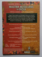 Master Musicians Of India " Ustad Ahmed Jaan Thirakhwa " Tabla